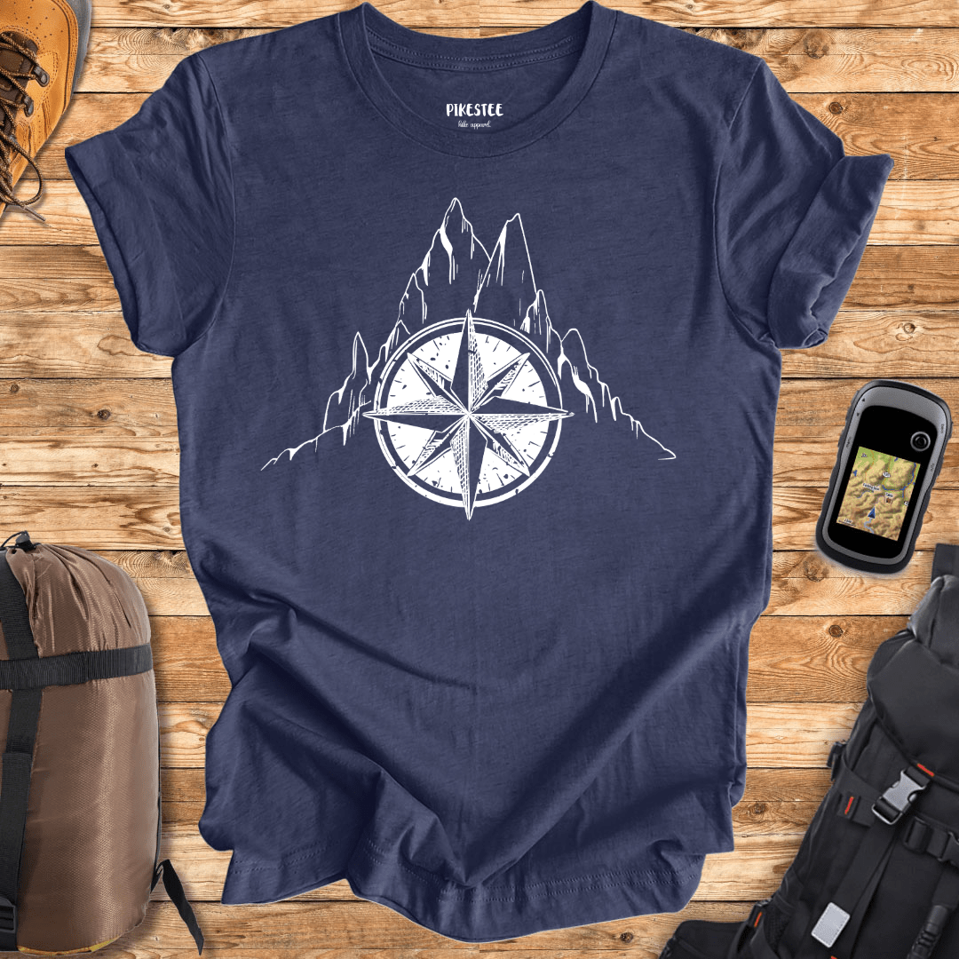 "Mountain's Compass" graphic T-shirt