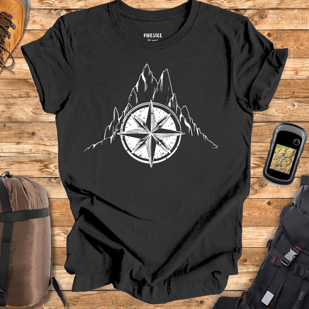 "Mountain's Compass" graphic T-shirt