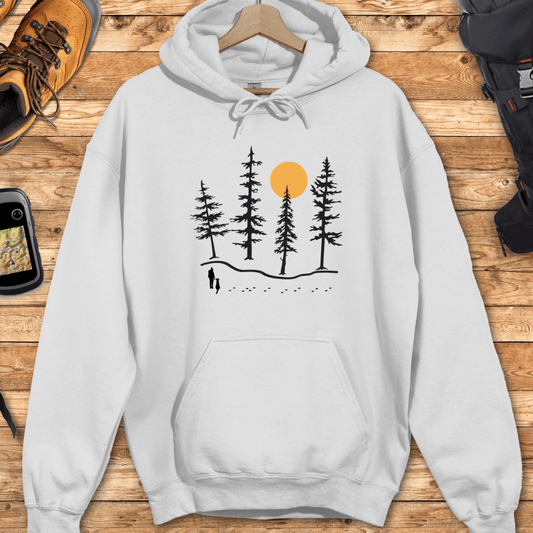 Forest Hiker And Dog Hoodie