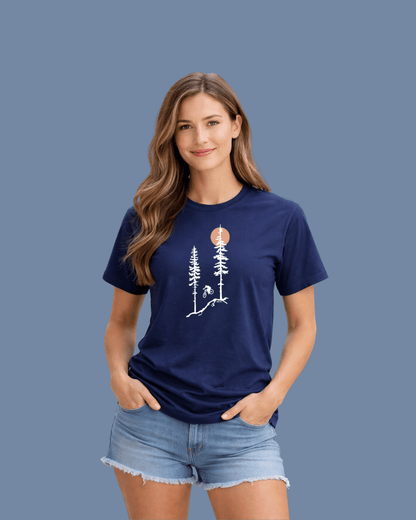 Bike Jump Trees T-shirt