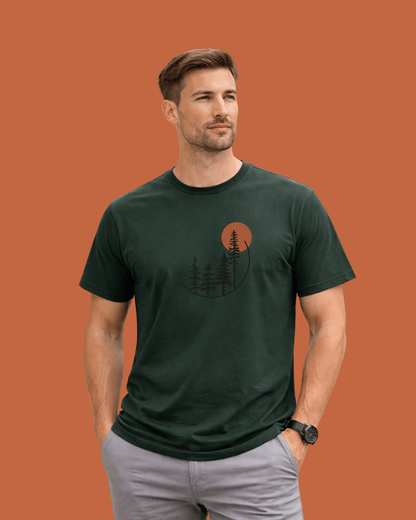 Round Trees Landscape T-shirt