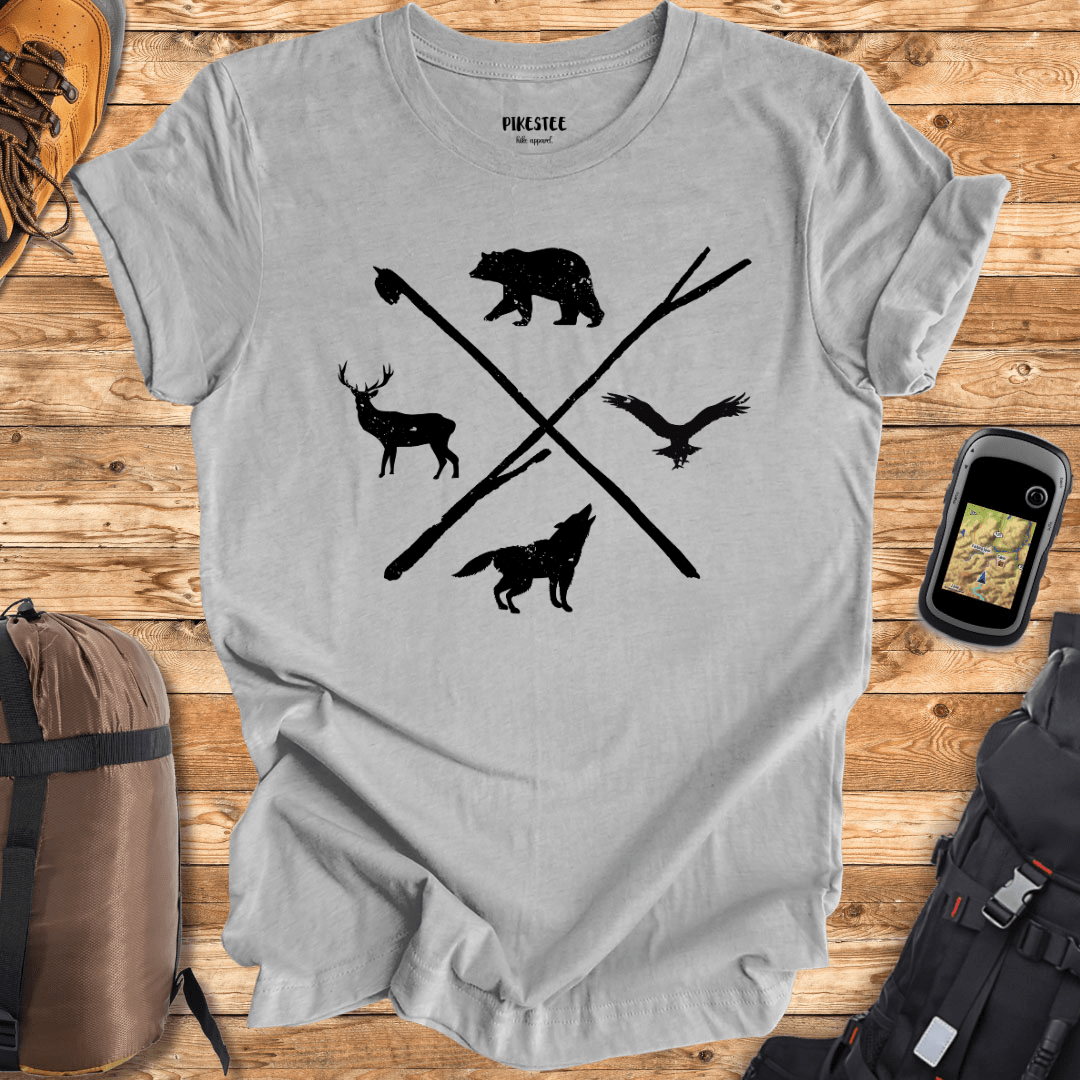 "Animals Quatuor" graphic T-shirt