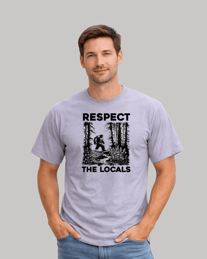 "Respect The Locals" graphic T-shirt