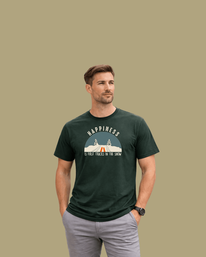 Happiness Is Snow Tracks T-shirt
