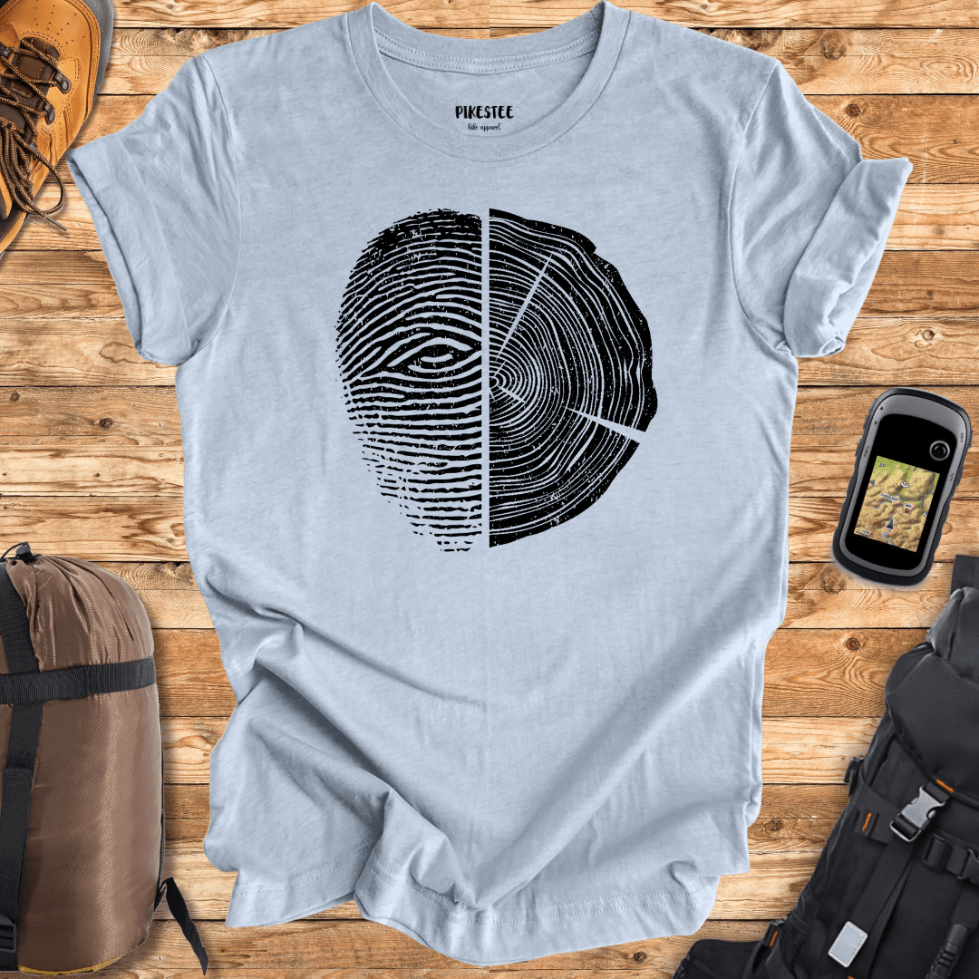 "FingerPrint Trunk" graphic T-shirt