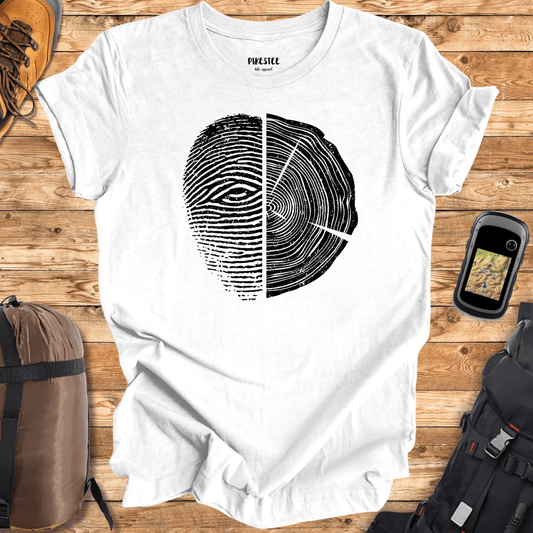 "FingerPrint Trunk" graphic T-shirt