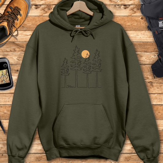 Fox Forest Outline Hoodie