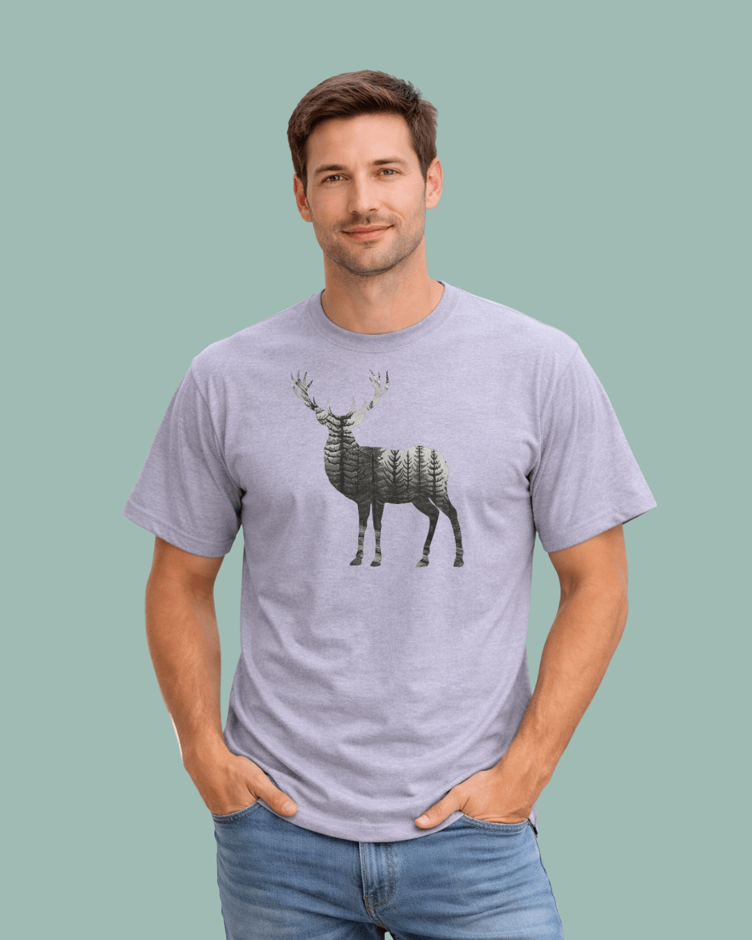 Deer Landscape T-shirt