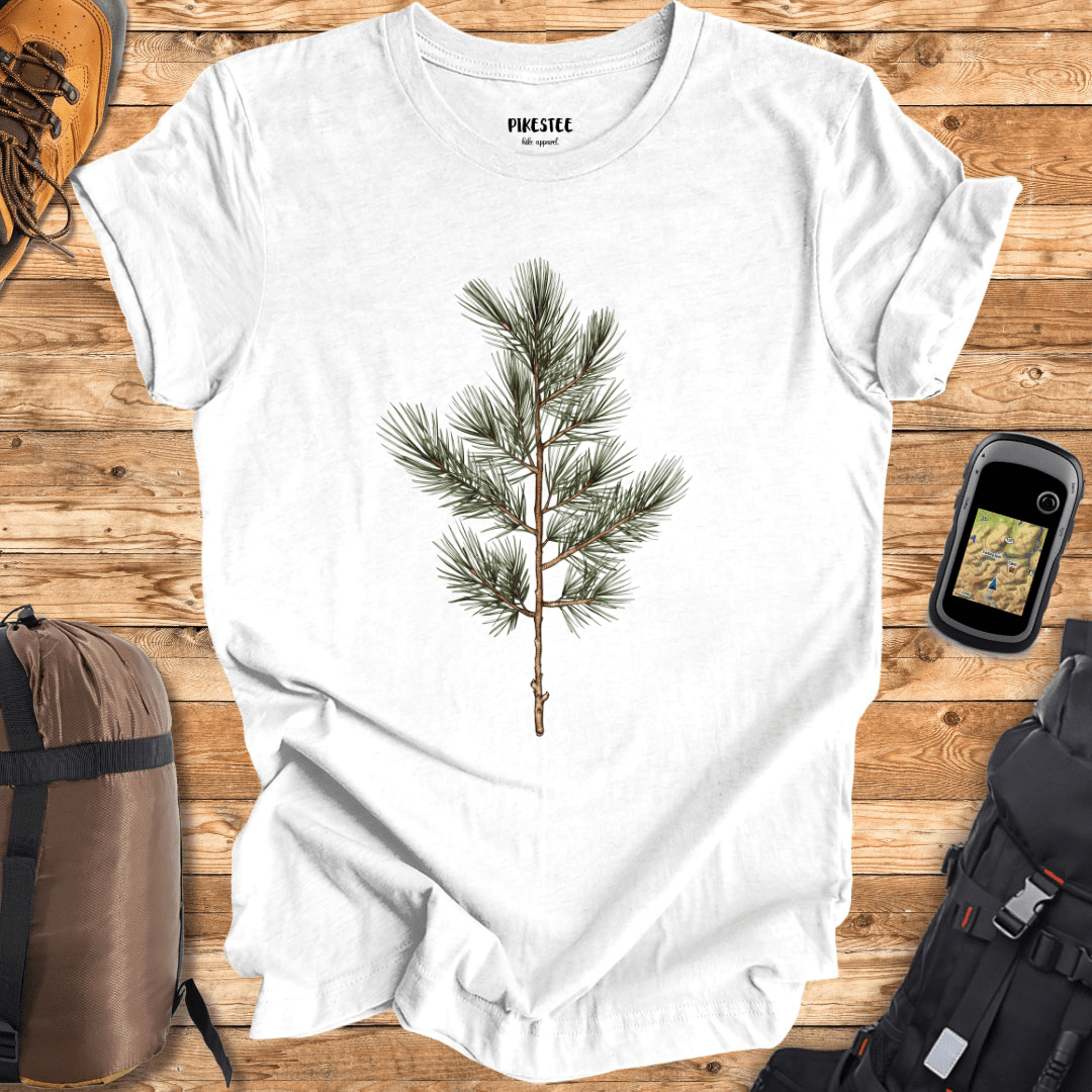 "Pine Branch" graphic T-shirt