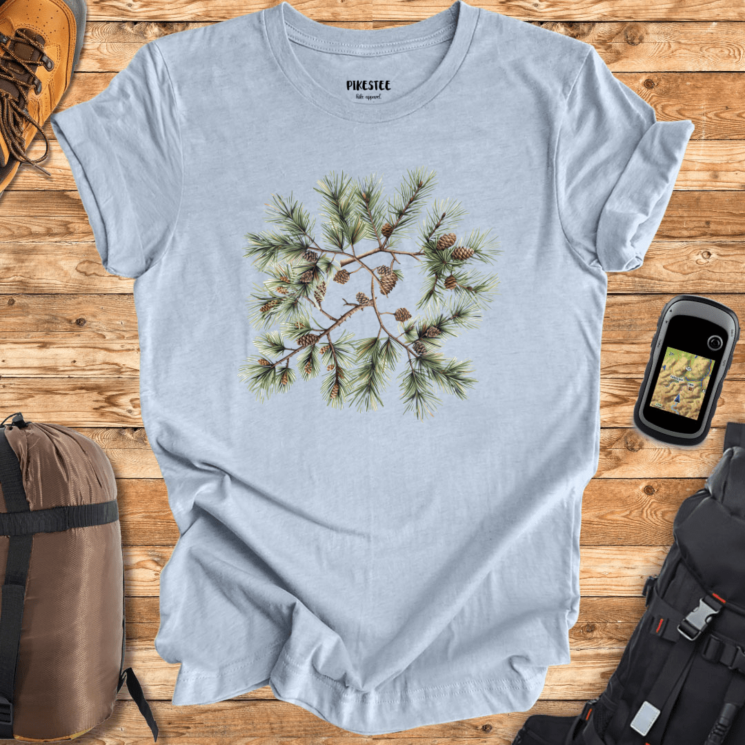 "Pine Branches" graphic T-shirt