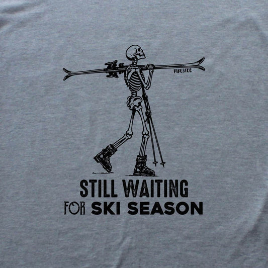 Still Waiting For Ski Season T-shirt - Sport Grey - hero