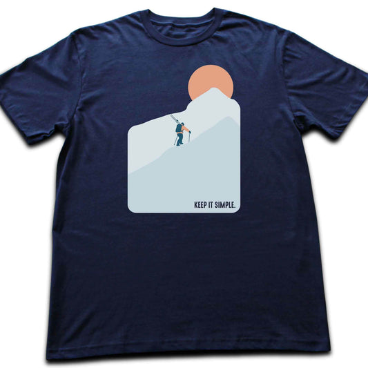 Keep It Simple Ski Walk T-shirt