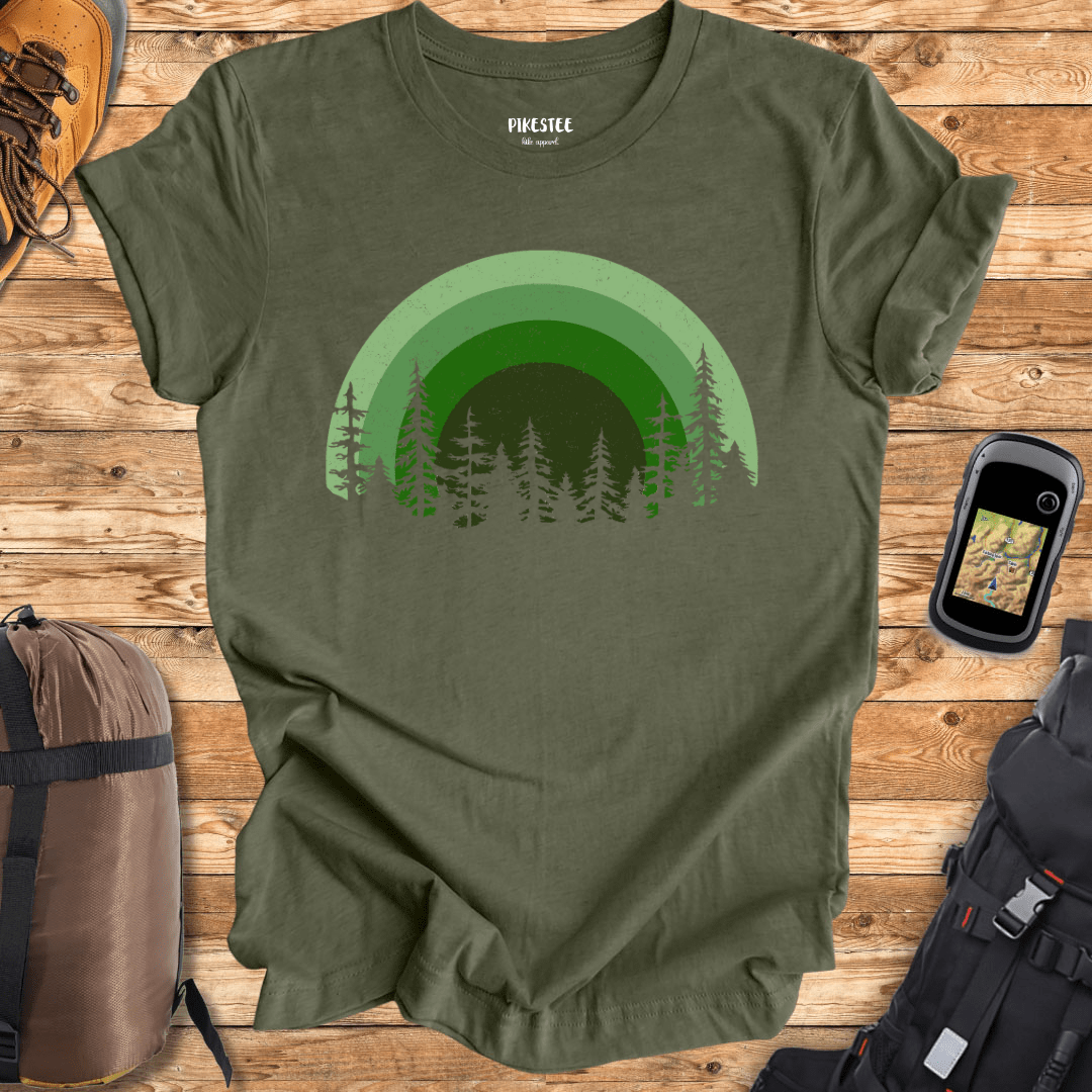 "Green Forest landscape" T-shirt