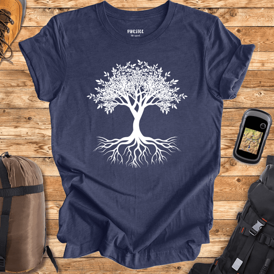 "Tree and Roots" graphic T-shirt