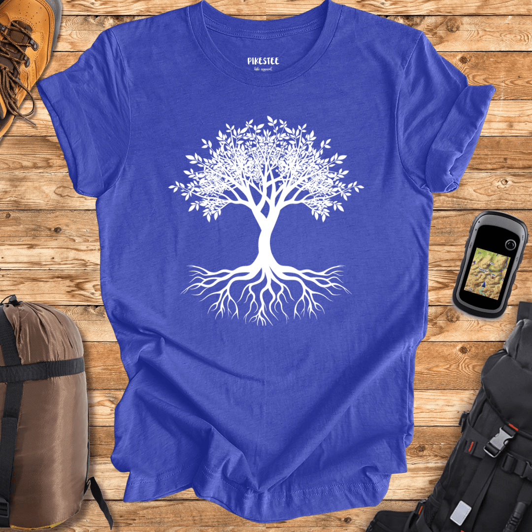 "Tree and Roots" graphic T-shirt