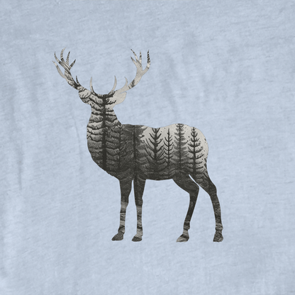 "Deer Landscape" graphic T-shirt