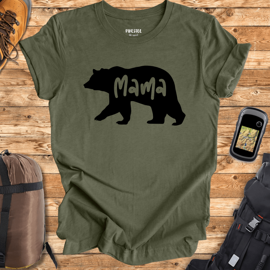 "Mama Bear" graphic T-shirt