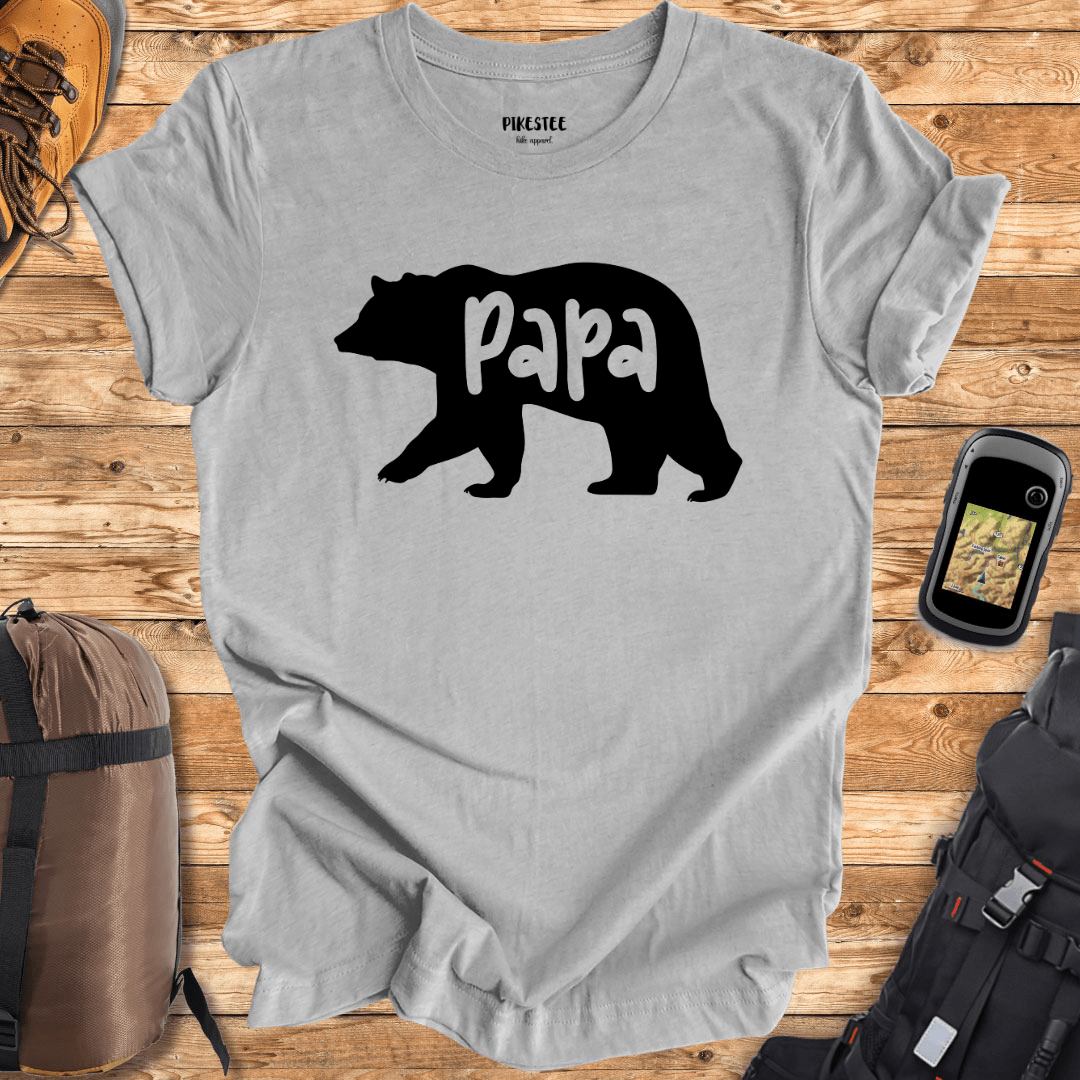 "Papa Bear" graphic T-shirt