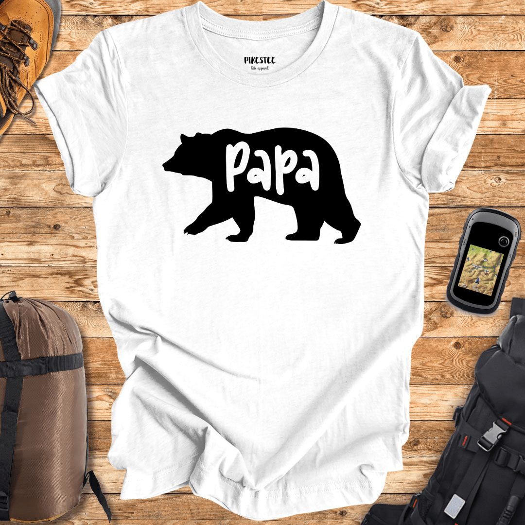 "Papa Bear" graphic T-shirt