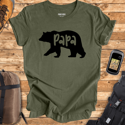 "Papa Bear" graphic T-shirt