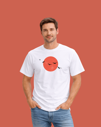 Sunset Birds T-shirt