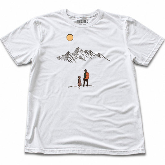 Hike With The Dog (Man) T-shirt
