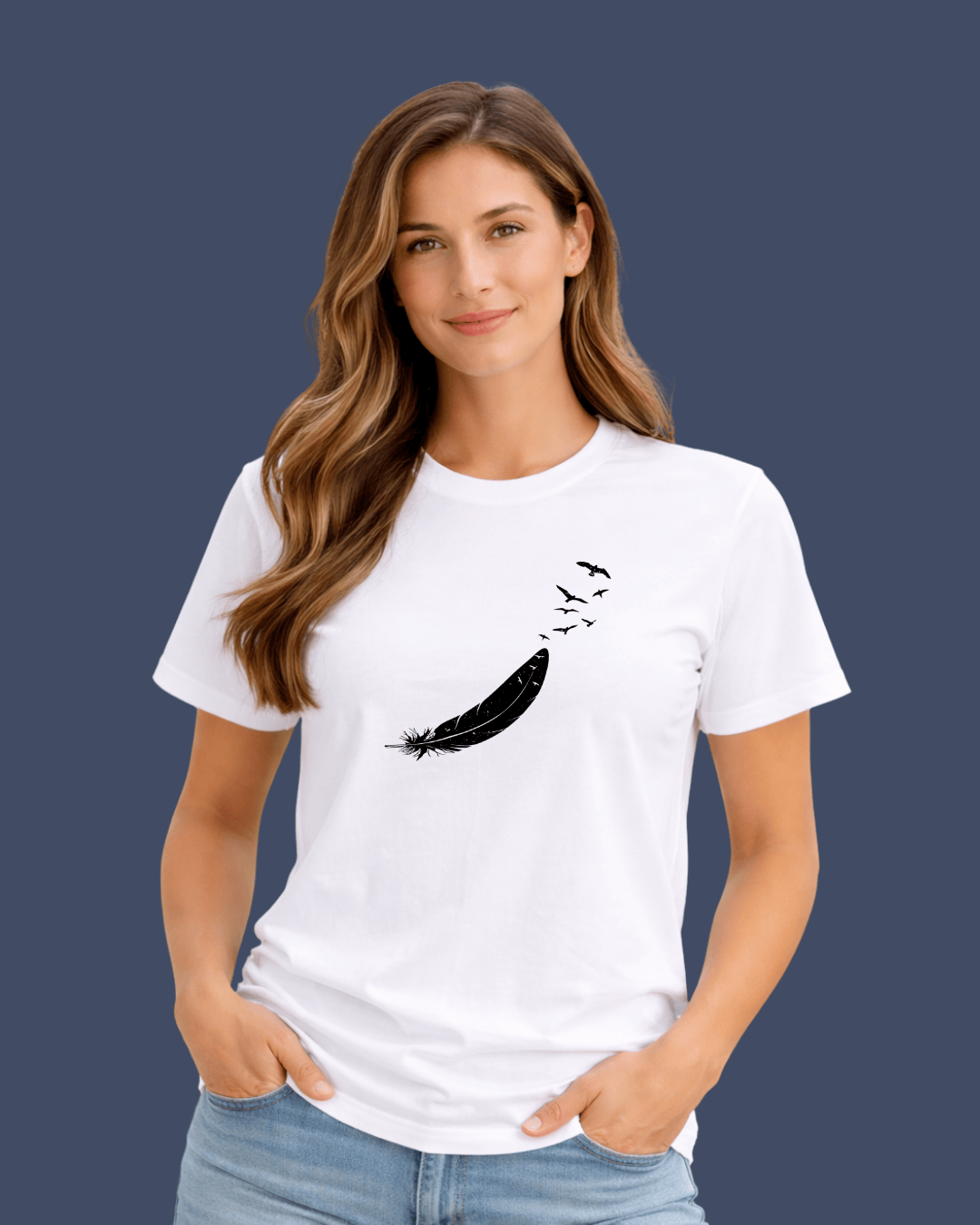 Birds Feather T-shirt