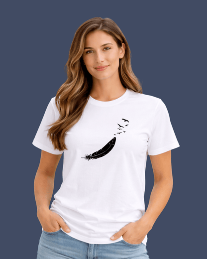Birds Feather T-shirt