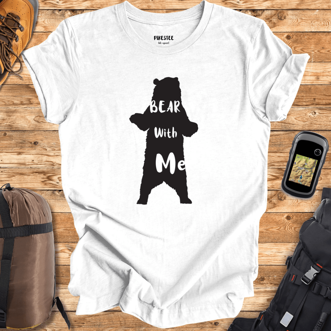 "Bear With Me" graphic T-shirt