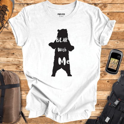 "Bear With Me" graphic T-shirt