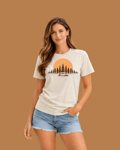 All Is Calm Forest T-shirt