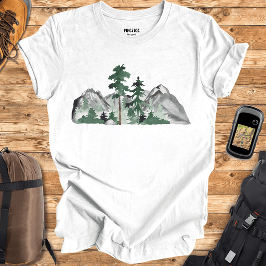 "Watercolor Landscape" graphic T-shirt