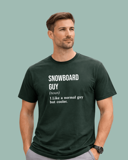 Snowboard Guy Definition T-shirt