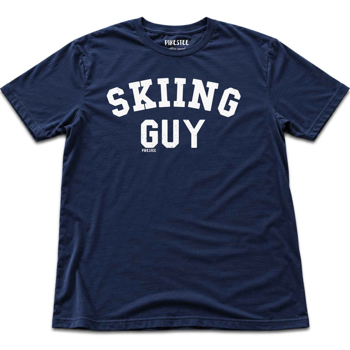 Skiing Guy T-shirt - Navy