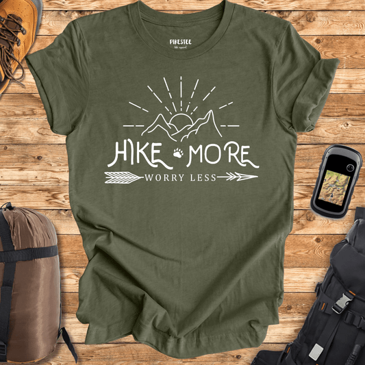 "Hike more" White T-shirt