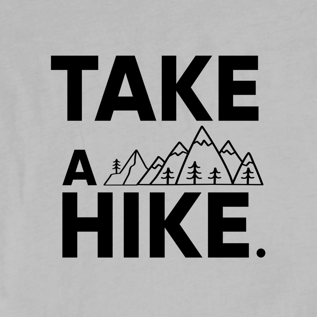 "Take A Hike" graphic T-shirt