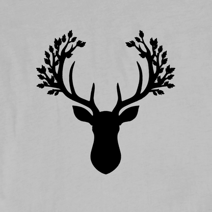 "Deer antler's leaves" graphic T-shirt