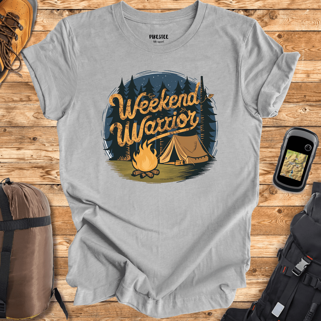 "Weekend Warrior" graphic T-shirt