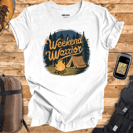 "Weekend Warrior" graphic T-shirt