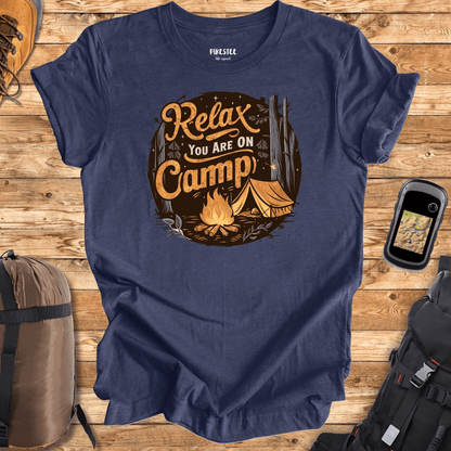 "Relax You are on Camp" graphic T-shirt