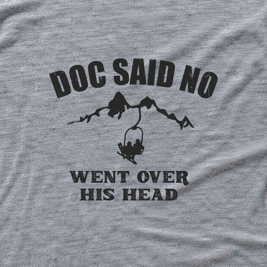 Doc Said No T-shirt - Sport Grey - hero