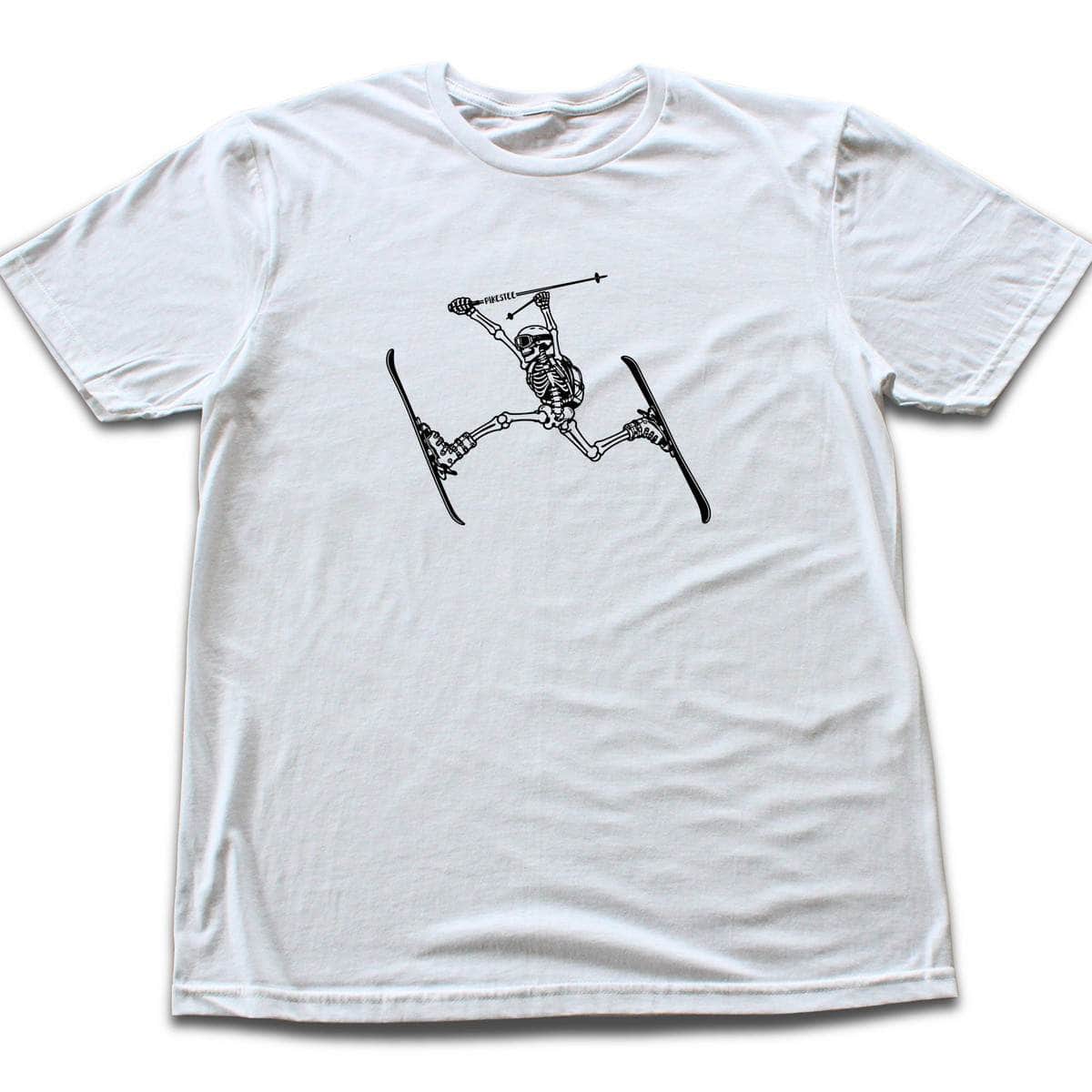 Skeleton Ski T-shirt - White