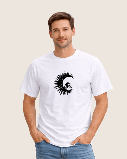 Mountain Bike Round Trees T-shirt