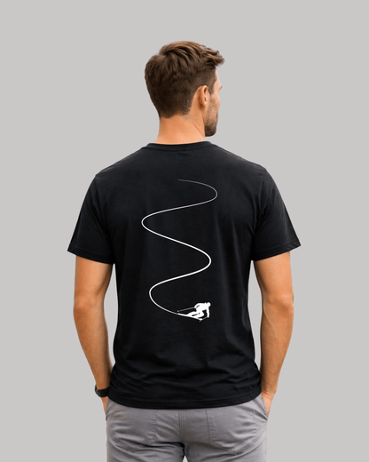 Back Print Ski Slalom T-shirt