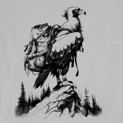 "Vulture Also Wander" graphic T-shirt