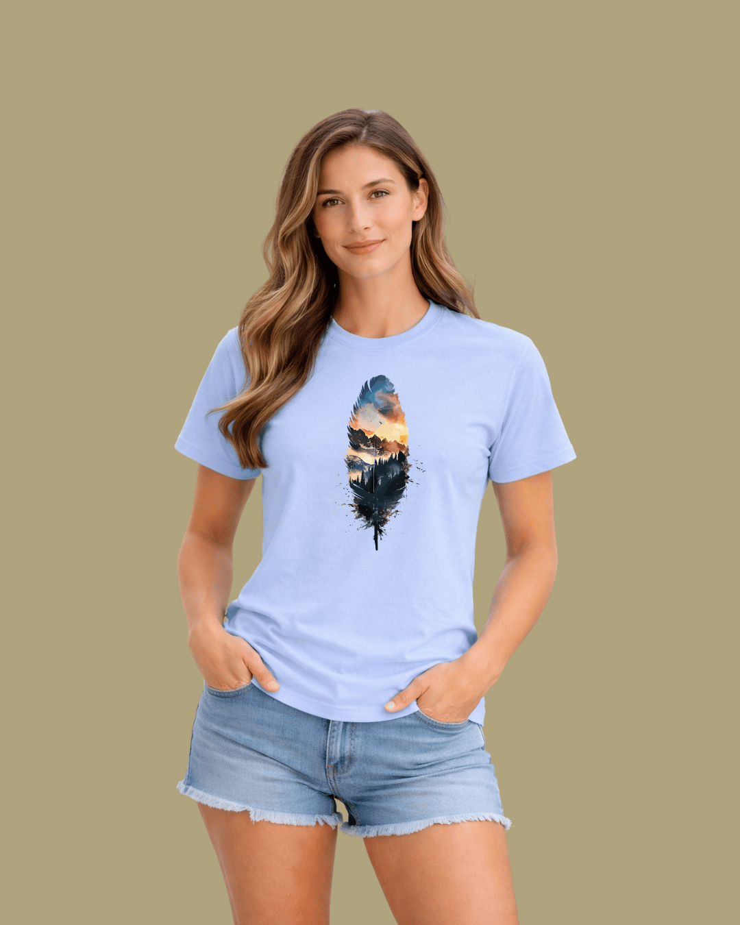 Feather Landscape T-shirt