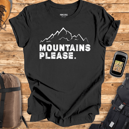 "Mountains Please" Graphic T-Shirt