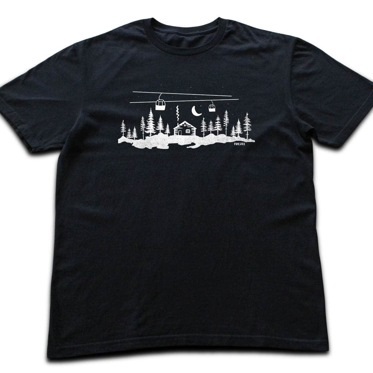Cabin And Telecabin T-shirt - Black