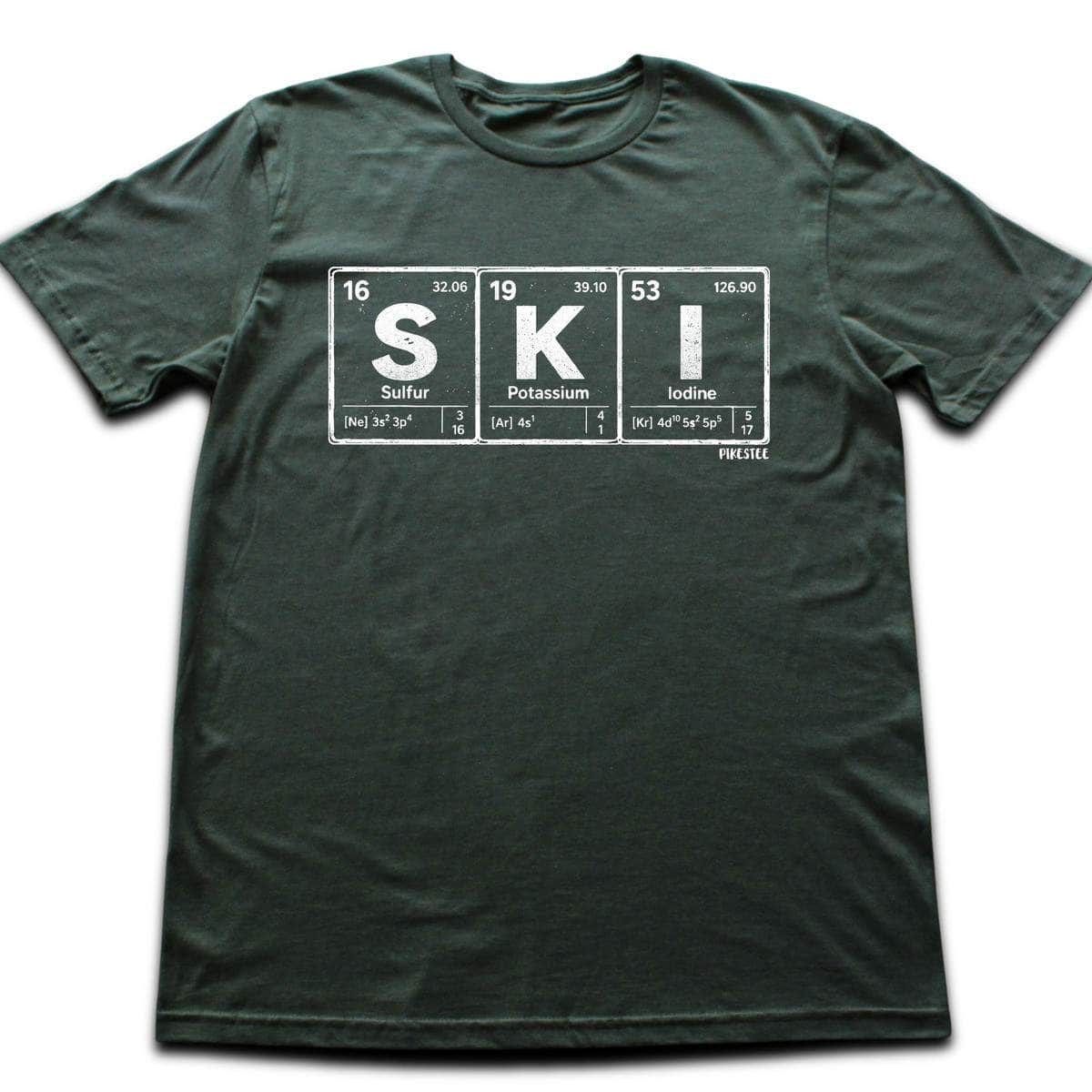 Ski Elements T-shirt - Military Green