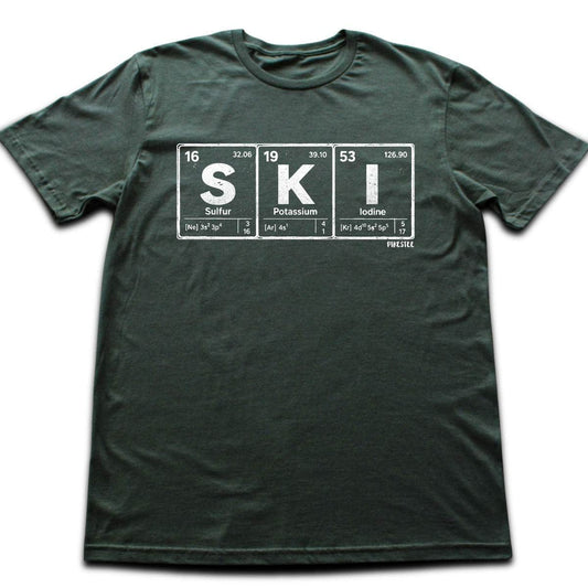 Ski Elements T-shirt - Military Green